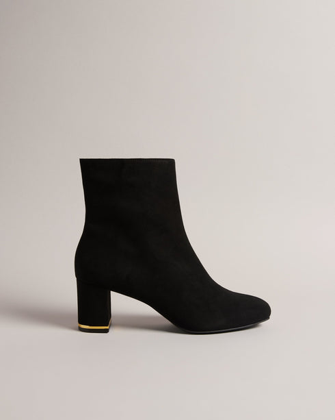 NORANAS-Boots-Step up your shoe game with our NORANAS ankle boots. Crafted from luxurious suede leather, they offer both style and comfort. The sleek design is complemented by a chic block heel and gold tone heel trim that'll take you from day to night with ease. Ankle boots Suede leather Block heel Gold tone heel trim Zip fastening Heel height: 6cm- Ted Baker Romania